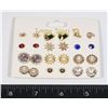 Image 1 : 12 NEW PAIRS OF ASSORTED STUD EARRINGS SET
