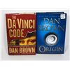 Image 1 : TWO HARDCOVER DAN BROWN DA VINCI CODE BOOK