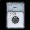 Image 3 : 1971D Washington 25c Quarter Coin Graded MS67 (COI-5375)