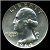 Image 1 : 1964D Washington 25c Quarter Coin Graded PCGS MS65 (COI-5366)