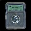 Image 3 : 1957 Washington 25c Proof Quarter Coin Graded ICG PR68 (COI-5342)