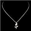 Image 2 : 14K Gold 0.34ctw Diamond Pendant