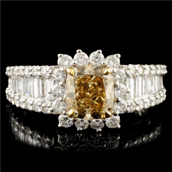 18K Gold 2.70ctw Fancy Diamond Ring