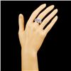 Image 4 : 18K Gold 1.41ctw Sapphire & 1.03ctw Diamond Ring