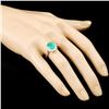 Image 3 : 18K Gold 2.20ct Emerald & 0.89ctw Diamond Ring