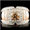 Image 1 : 18K Gold 2.03ctw Diamond Ring