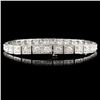 Image 2 : 14K Gold 7.78ctw Diamond Bracelet