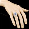 Image 3 : 18K Gold 2.63ct Tanzanite & 1.07ctw Diamond Ring