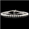 Image 1 : 14K Gold 3.00ctw Diamond Bracelet