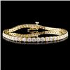14K Gold 4.52ctw Diamond Bracelet