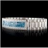 Image 2 : 18K Gold 7.27ctw Men's Diamond Bracelet