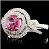 Image 2 : 18K Gold 1.33ct Spinel & 0.53ctw Diamond Ring