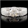 Image 1 : 18K White Gold 2.65ctw Diamond Ring