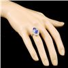 Image 3 : 14K Gold 3.34ct Tanzanite & 0.80ctw Diamond Ring