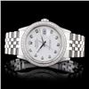 Image 1 : Rolex SS DateJust Diamond 36mm Wristwatch