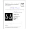 Image 3 : 18K White Gold 3.65ct Diamond Earrings