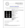 Image 3 : 14K Gold 17.00ct Sapphire & 1.51ctw Diamond Earrin