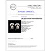 Image 3 : 14K Gold 0.19ctw Diamond Earrings