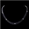 Image 1 : `14k Gold 55.00ct Sapphire & 1.30ct Diamond Neckla