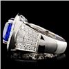 Image 3 : 18K Gold 6.94ct Tanzanite & 2.00ctw Diamond Ring