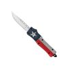 Image 1 : COBRATEC MEDIUM CTK1 OTF TEXAS STATE FLAG CRKTE 3" DROP POINT