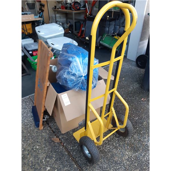 Hand Cart, Tarps, Creeper Cat A