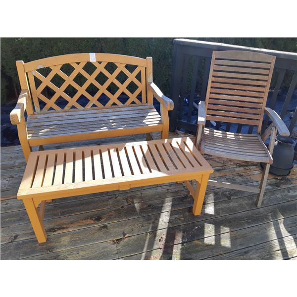 Wood Patio Furniture Cat B