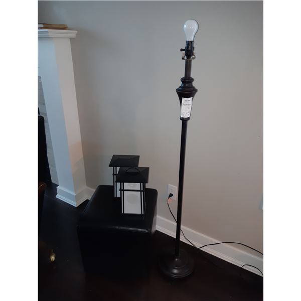 Floor Lamp & Ottoman Cat B