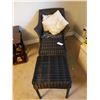 Image 1 : Wicker Chair & Foot Stools Cat C