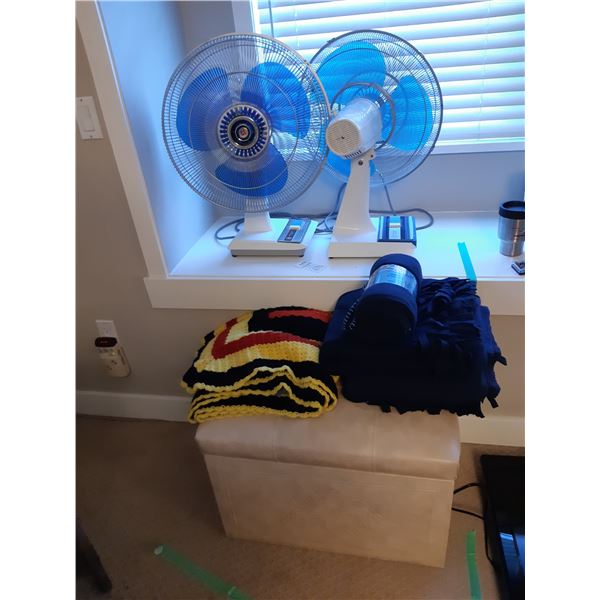 Fans & Ottoman Cat B