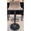 Image 1 : FAUX LEATHER ADJ BAR STOOL - AS NEW