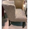 Image 2 : OCCASSIONAL UPHOLSTERED CHAIR - BROWN TONES