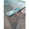 Image 2 : GLASS / CHROMEDINING TABLE - TEMPERED