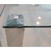 Image 2 : GLASS / CHROME DINING TABLE