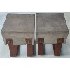 Image 2 : LOT OF 2 - INDUSTRIAL DESIGN - SIDE TABLES