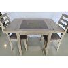 Image 1 : DROP LEAF DINING TABLE W/ CHAIRS