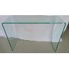 Image 1 : LOT OF 3 - TEMPERED GLASS SOFA TABLE & SIDE TABLES 