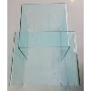 Image 3 : LOT OF 3 - TEMPERED GLASS SOFA TABLE & SIDE TABLES 