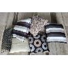 Image 1 : LOT OF 7 - THROW PILLOWS - METALLIC TONES