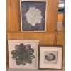 Image 1 : LOT OF 3 - BEACH THEMED FRAMED CORAL & QUARTS (?)