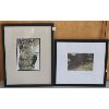 Image 1 : LOT OF 2 - FOREST THEME & WOODPECKER FRAMED PRINTS