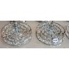 Image 2 : LOT OF 3 - CRYSTAL PENDENT LIGHTS