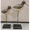 Image 2 : LOT OF 2 - WOODEN BIRDS DECOR ON STANDS