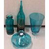 Image 1 : LOT OF 4 - TURQUOISE TONED VASES