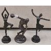 Image 1 : LOT OF 3 - BRONZE DECORATIVE FIGURES