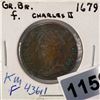 Image 1 : 1679 Great Britain 2 Pence -