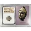 Image 1 : 87-80 BC Parthian Silver Drachm NGC MS