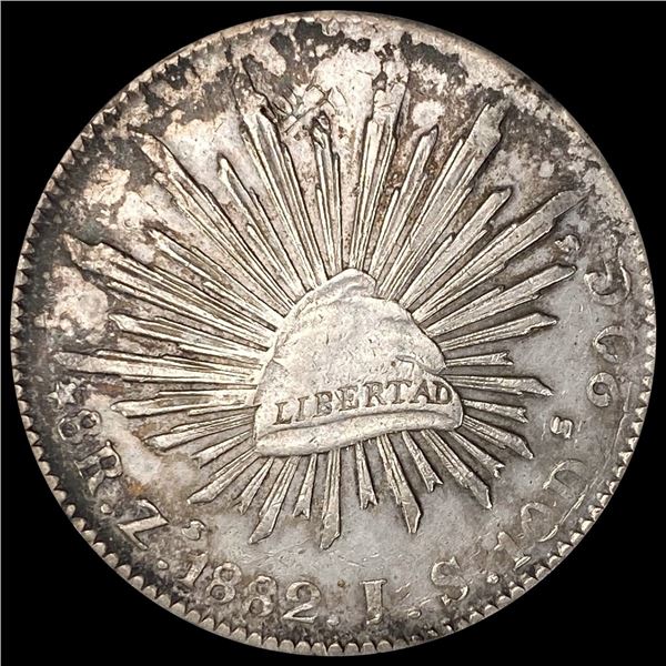 1882 Mexico Silver 8 Reales -