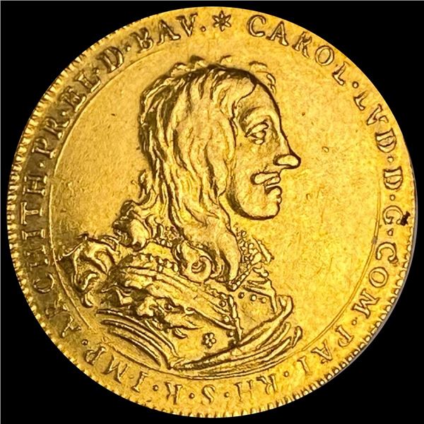 1662 German 1/2 Gold Ducat -