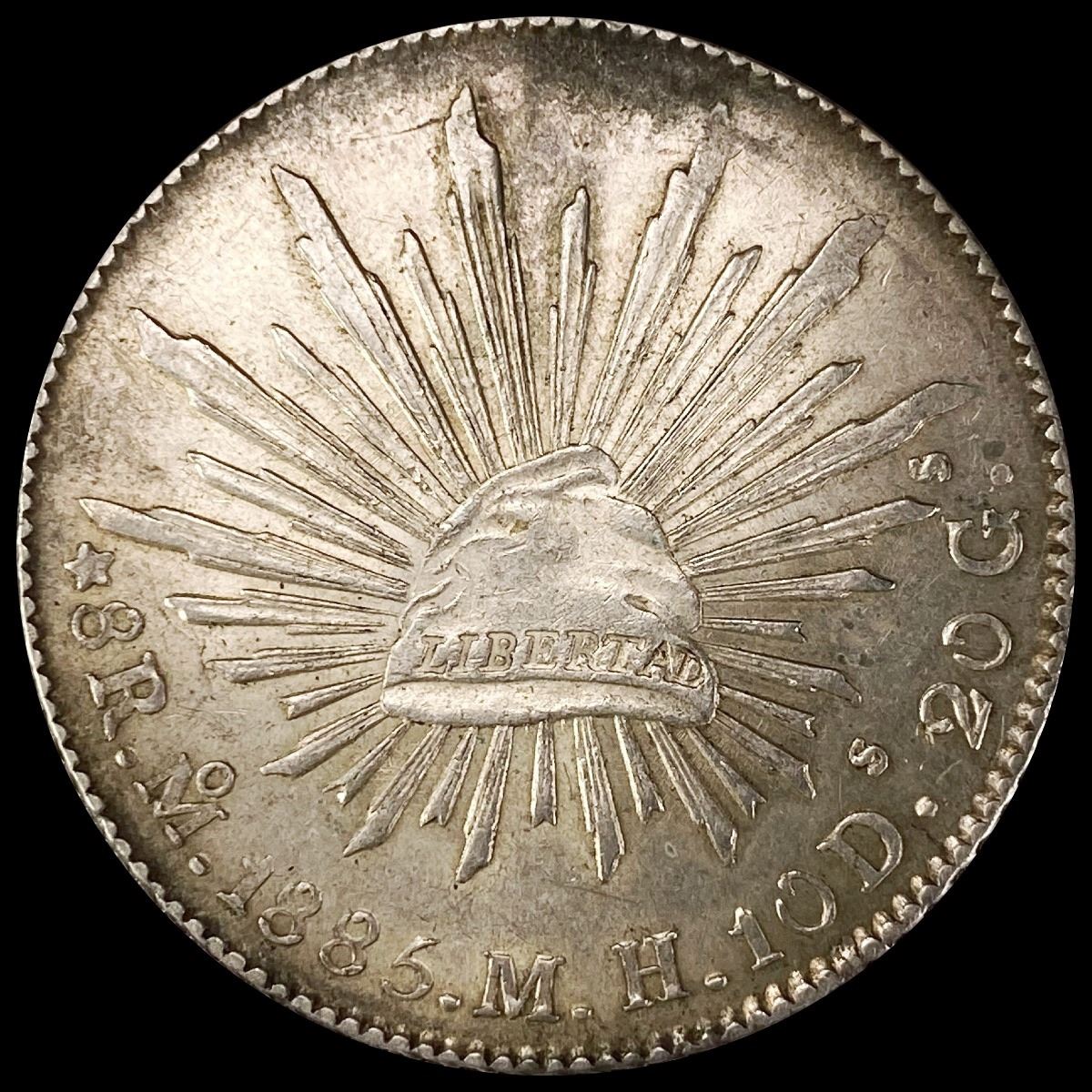 1885 Mexico Silver 8 Reales